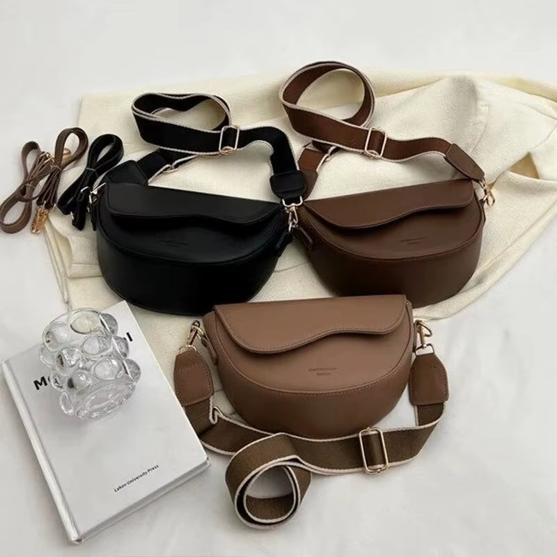 Fashionable and Luxurious PU Leather Shoulder Bag and Crossbody Bag Suitable for WOMEN'S TRAVEL