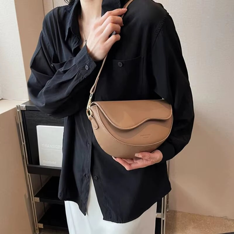 Fashionable and Luxurious PU Leather Shoulder Bag and Crossbody Bag Suitable for WOMEN'S TRAVEL